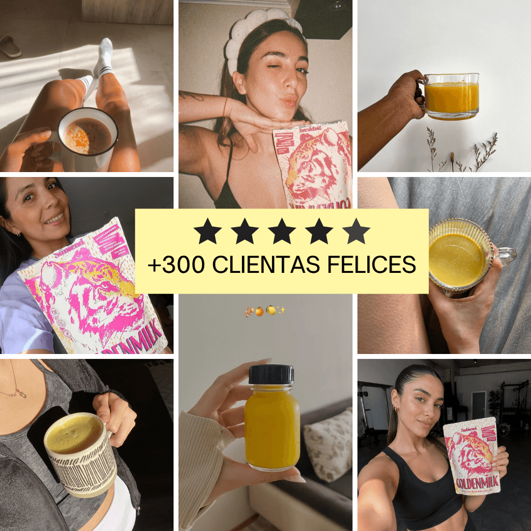Golden Milk en polvo 100% orgánica - Rinde 5 Litros [Bebida vegetal]