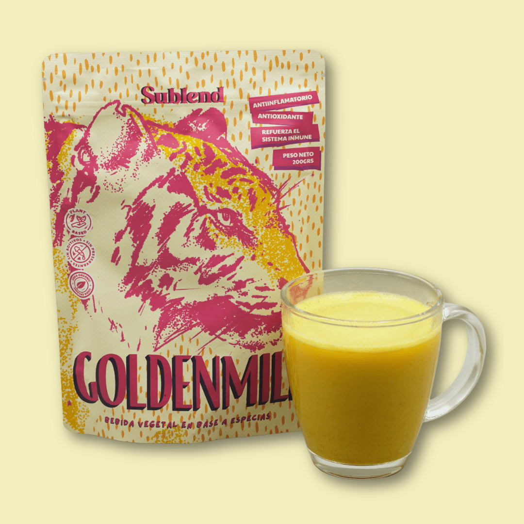 kit ritual Sublend con 2 golden milk en polvo y accesorios