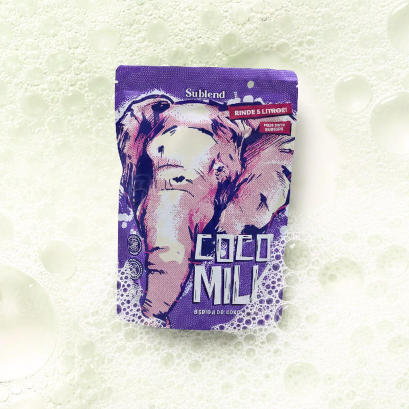 leche de coco en polvo marca sublend rinde 5 litros