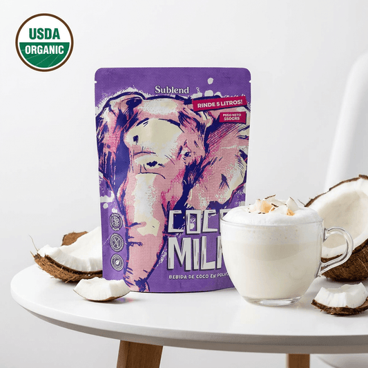 Leche de Coco en Polvo 100% Orgánica – Rinde 5 Litros