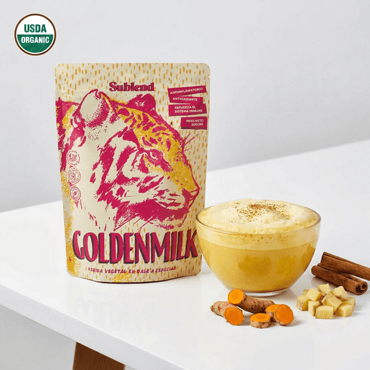 Golden Milk en polvo 100% orgánica - Rinde 5 Litros [Bebida vegetal]